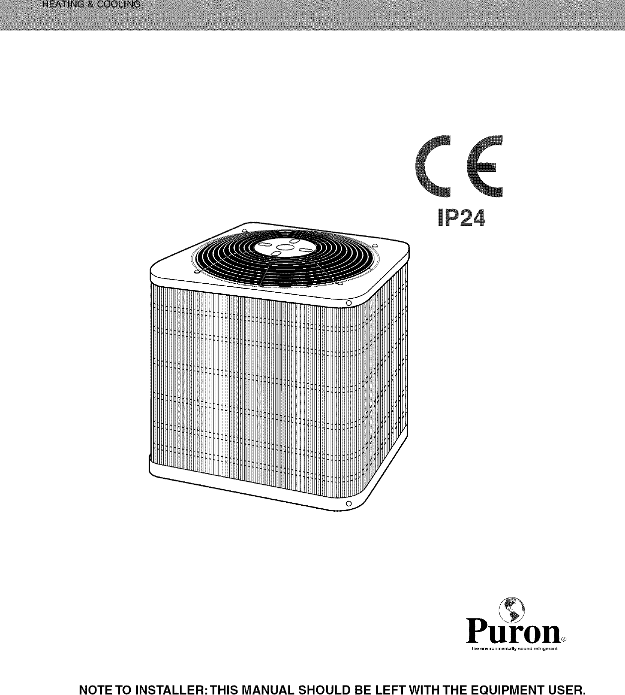 CARRIER Air Conditioner heat Pump outside Unit Manual L0408399