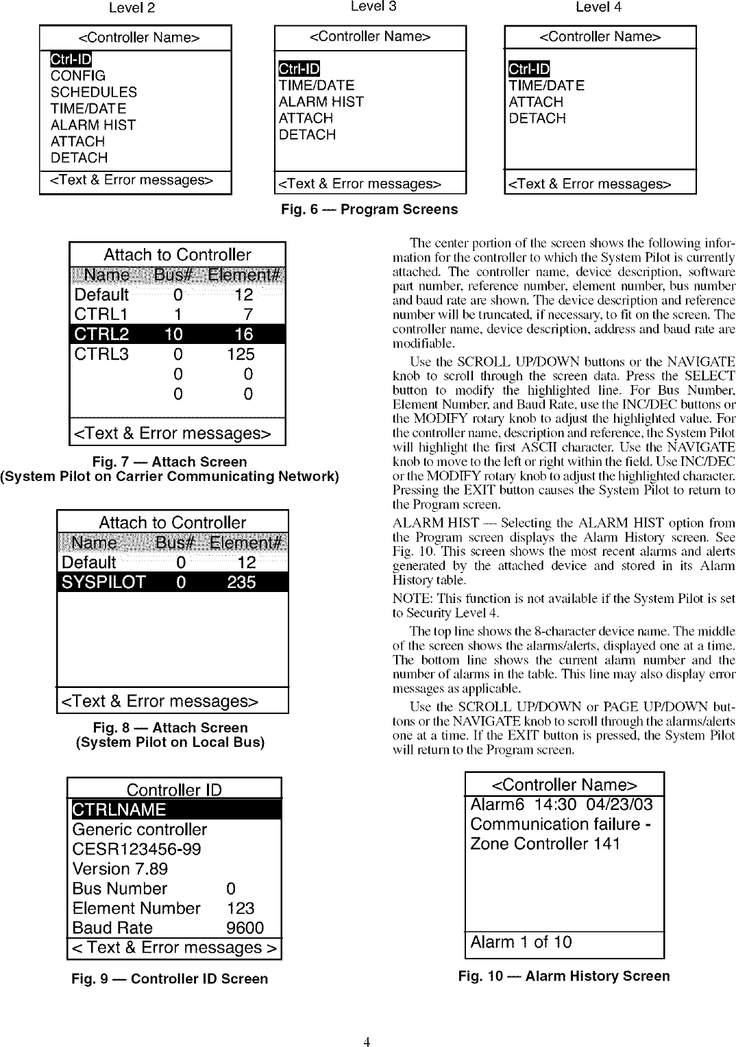 Page 4 of 8 - CARRIER  Controls And HVAC Accessories Manual L0410523