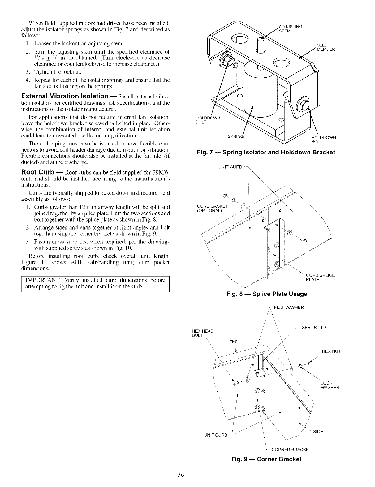 CARRIER Air Handler (indoor Blower&evap) Manual L0501315