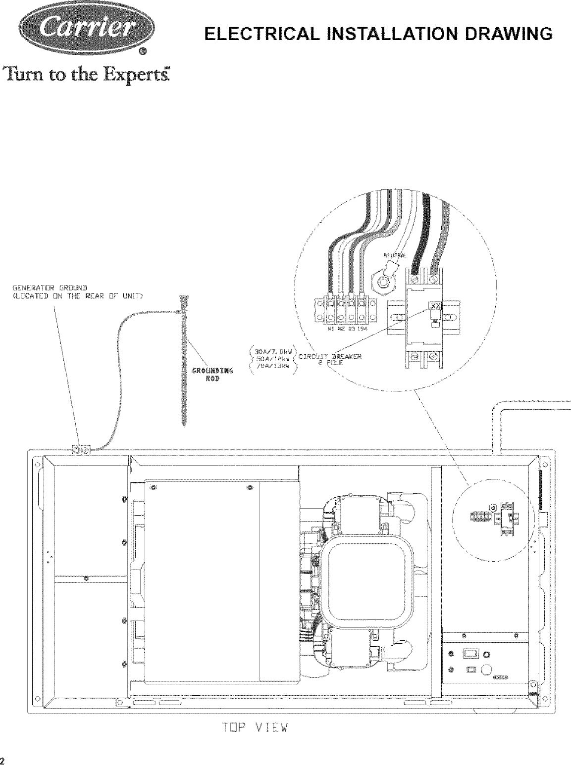 Page 2 of 8 - CARRIER  Home Generator Manual L0502275