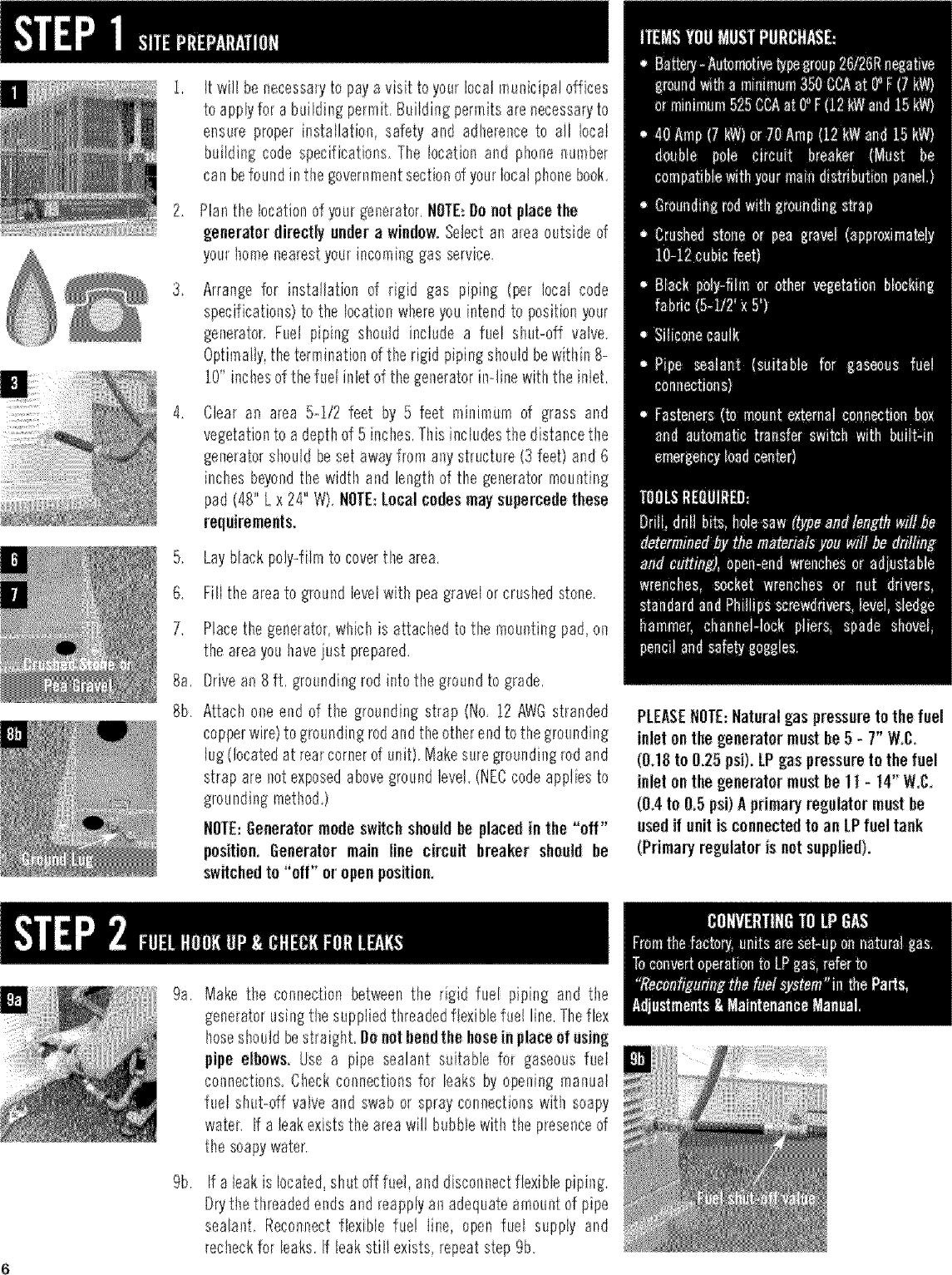 Page 6 of 8 - CARRIER  Home Generator Manual L0502275