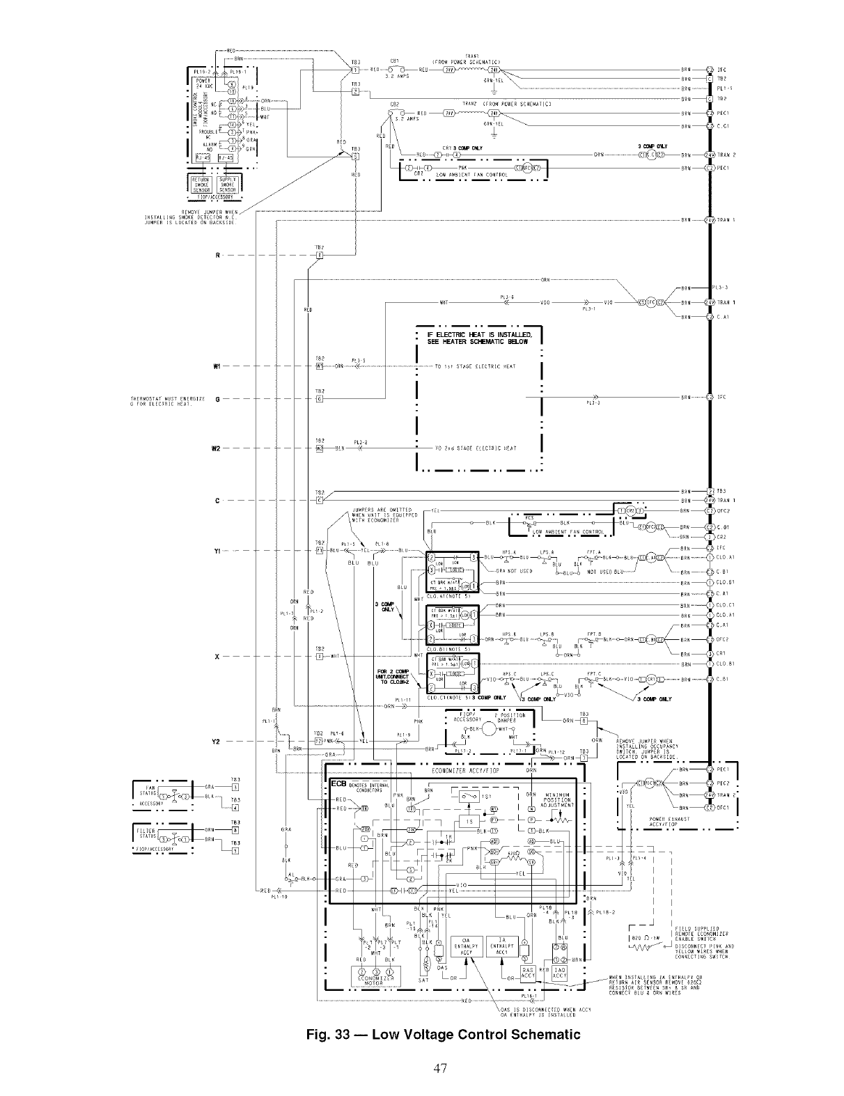 CARRIER Package Units(both Units Combined) Manual L0502457