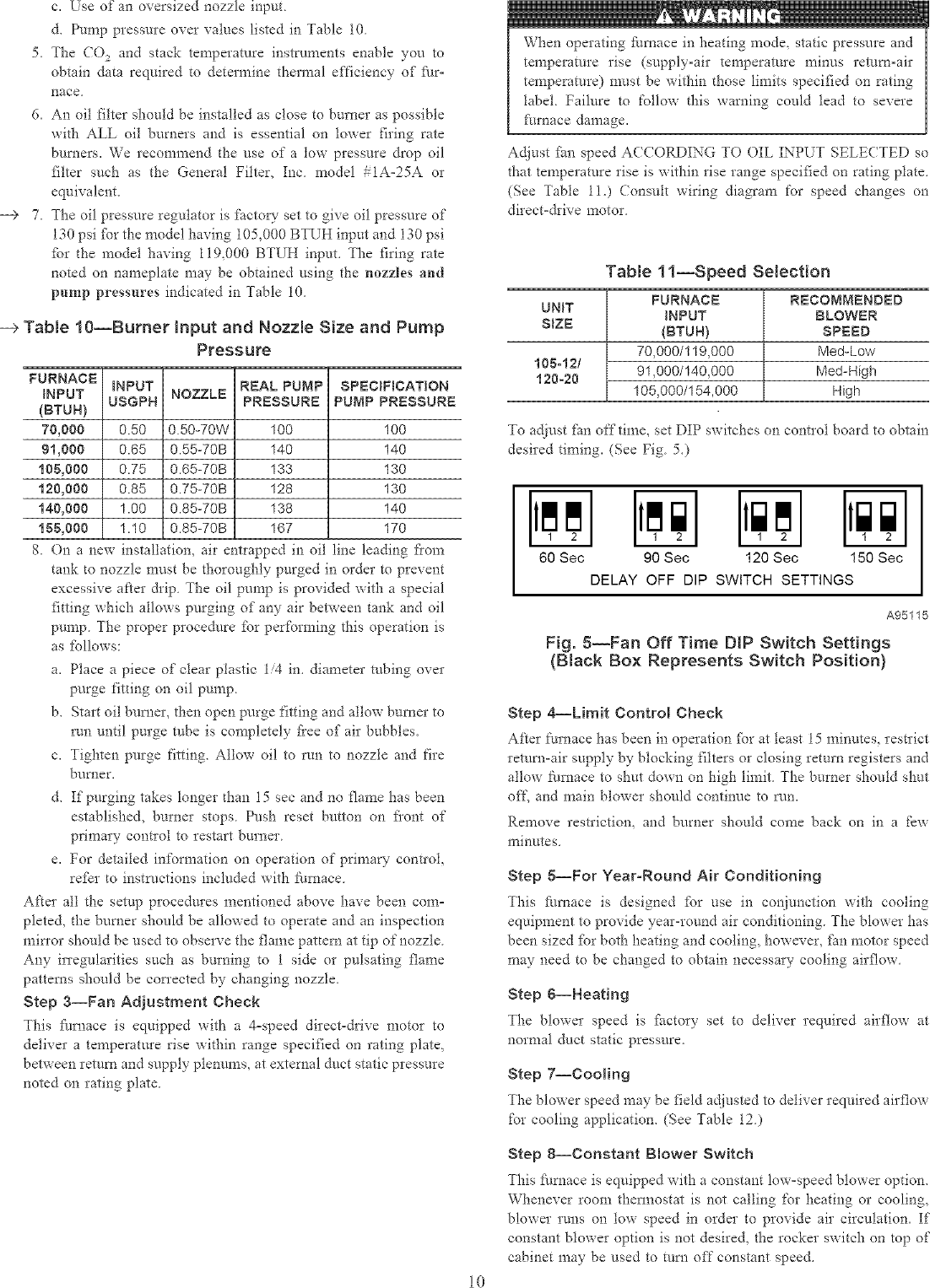 Page 10 of 12 - CARRIER  Furnace/Heater, Gas Manual L0520311