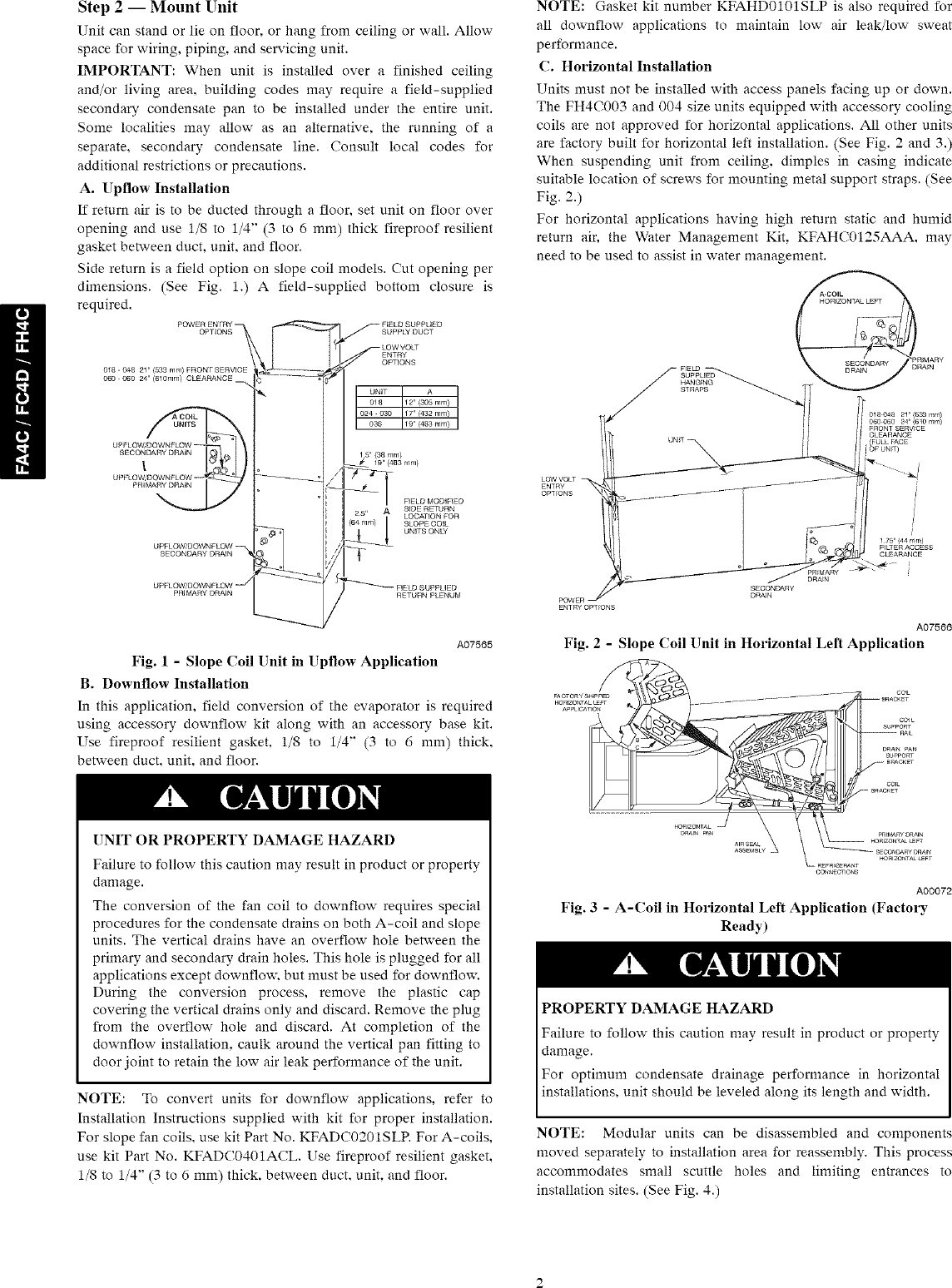 CARRIER Air Handler (indoor Blower&evap) Manual L0801090