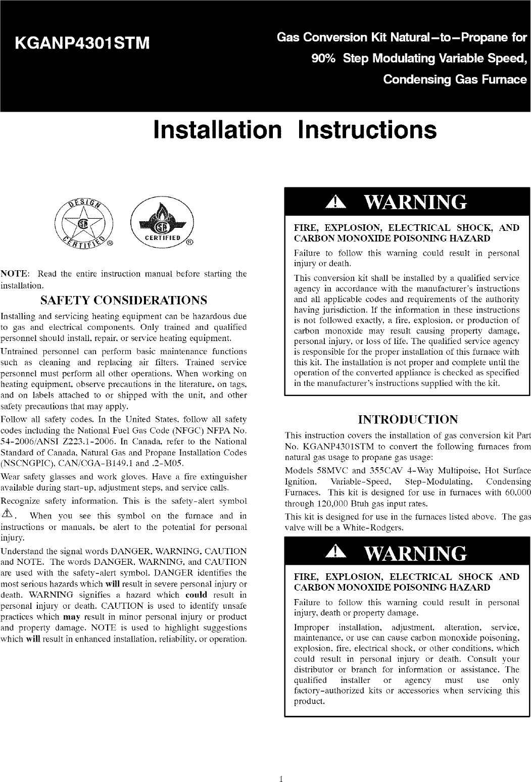 Page 1 of 10 - CARRIER  Controls And HVAC Accessories Manual L0801202