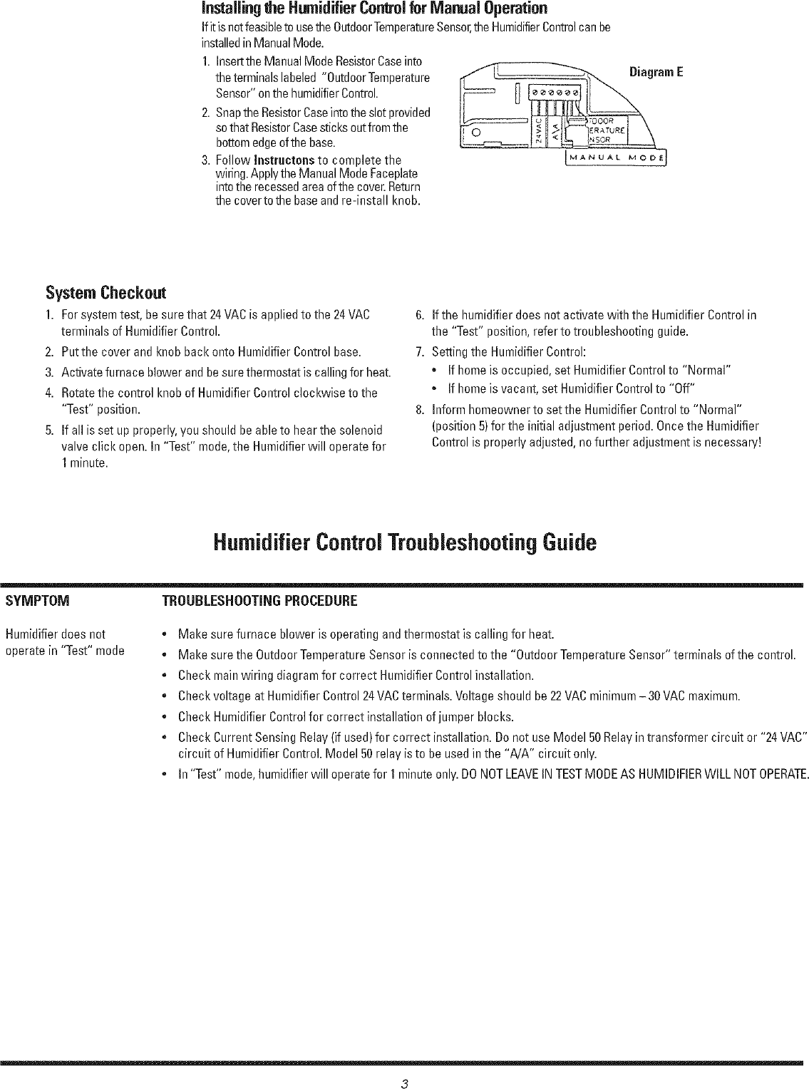 Page 3 of 4 - CARRIER  Humidifier Manual L0803491