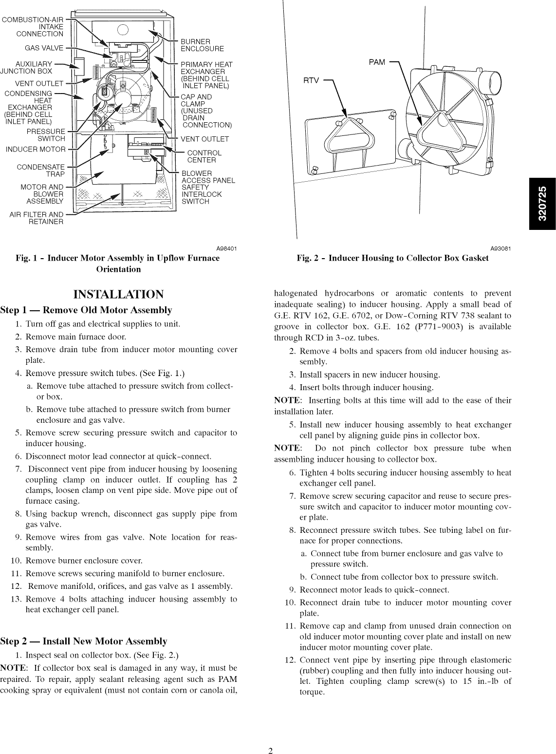 Page 2 of 4 - CARRIER Furnace/Heater, Gas Manual L1002455