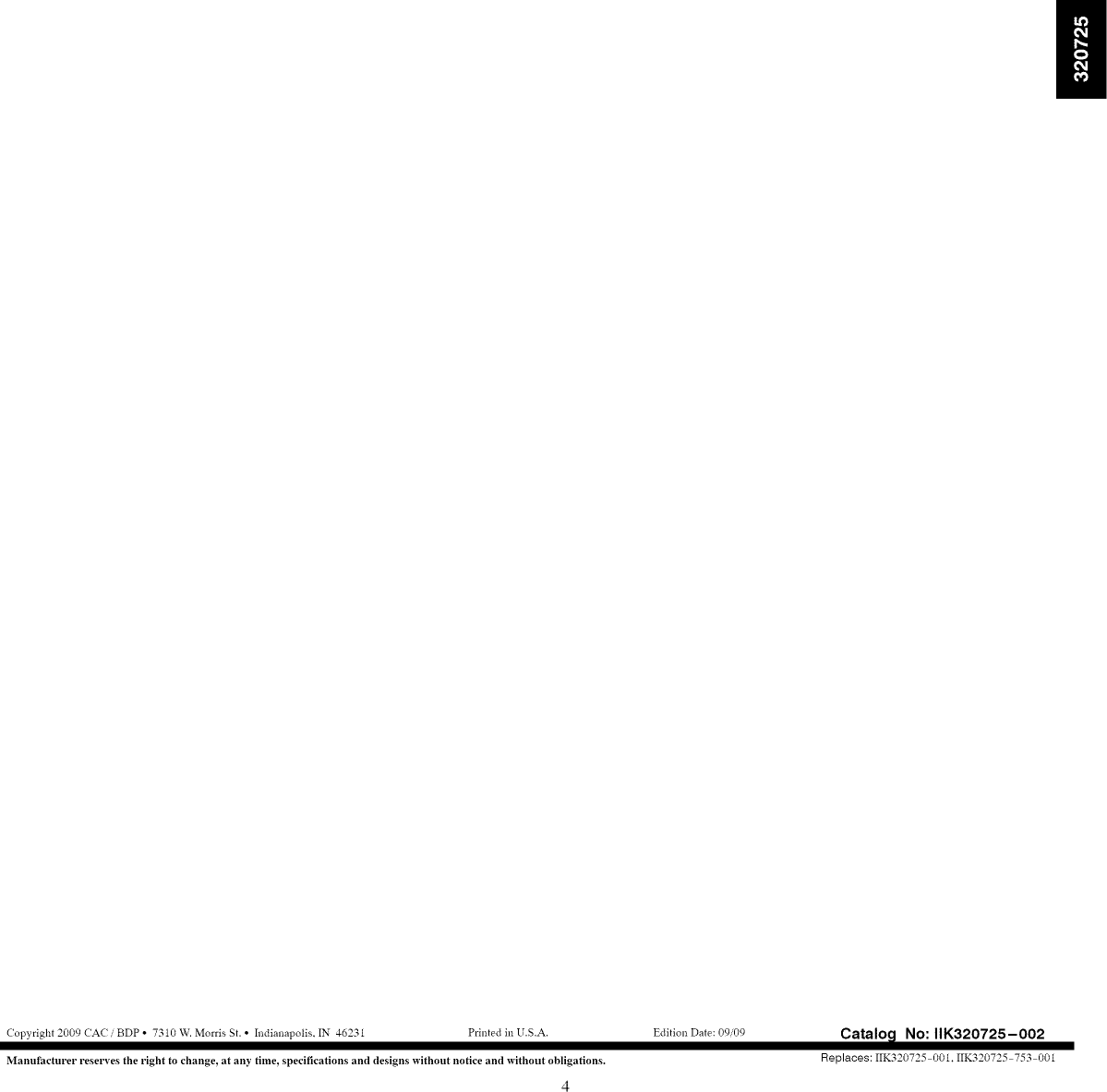 Page 4 of 4 - CARRIER Furnace/Heater, Gas Manual L1002455