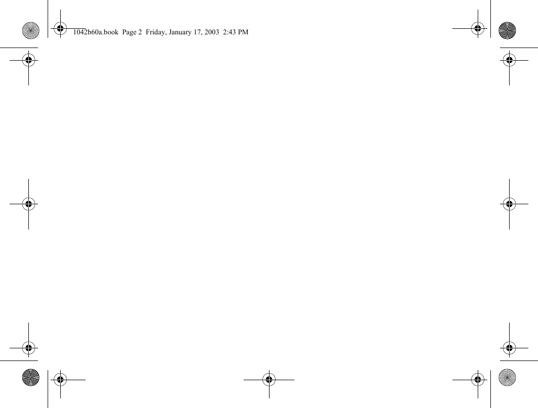 1042b60a.book  Page 2  Friday, January 17, 2003  2:43 PM