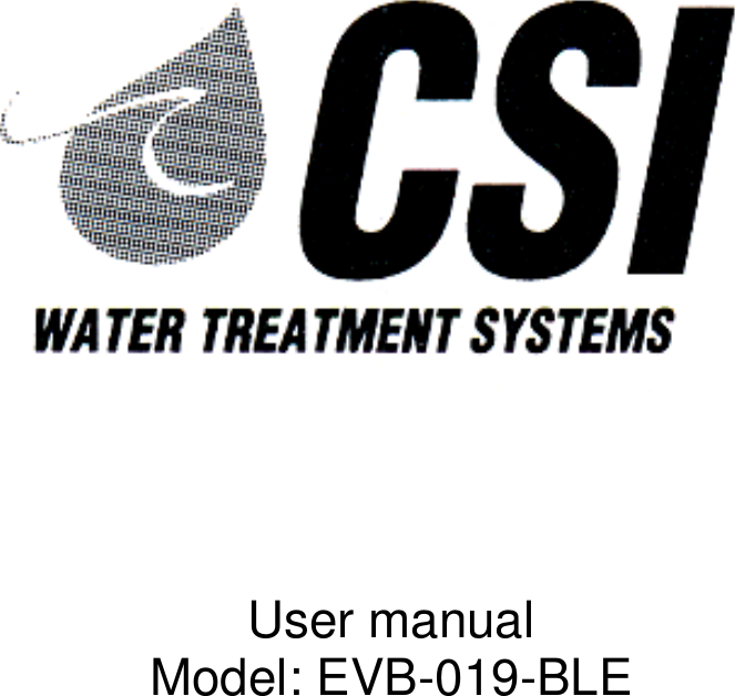        User manual Model: EVB-019-BLE  