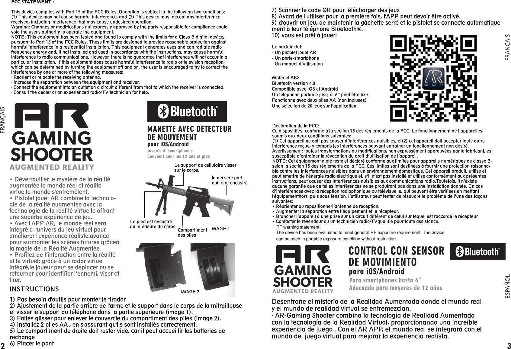 RF warning statement:The device has been evaluated to meet general RF exposure requirement. The device can be used in portable exposure condition without restriction.