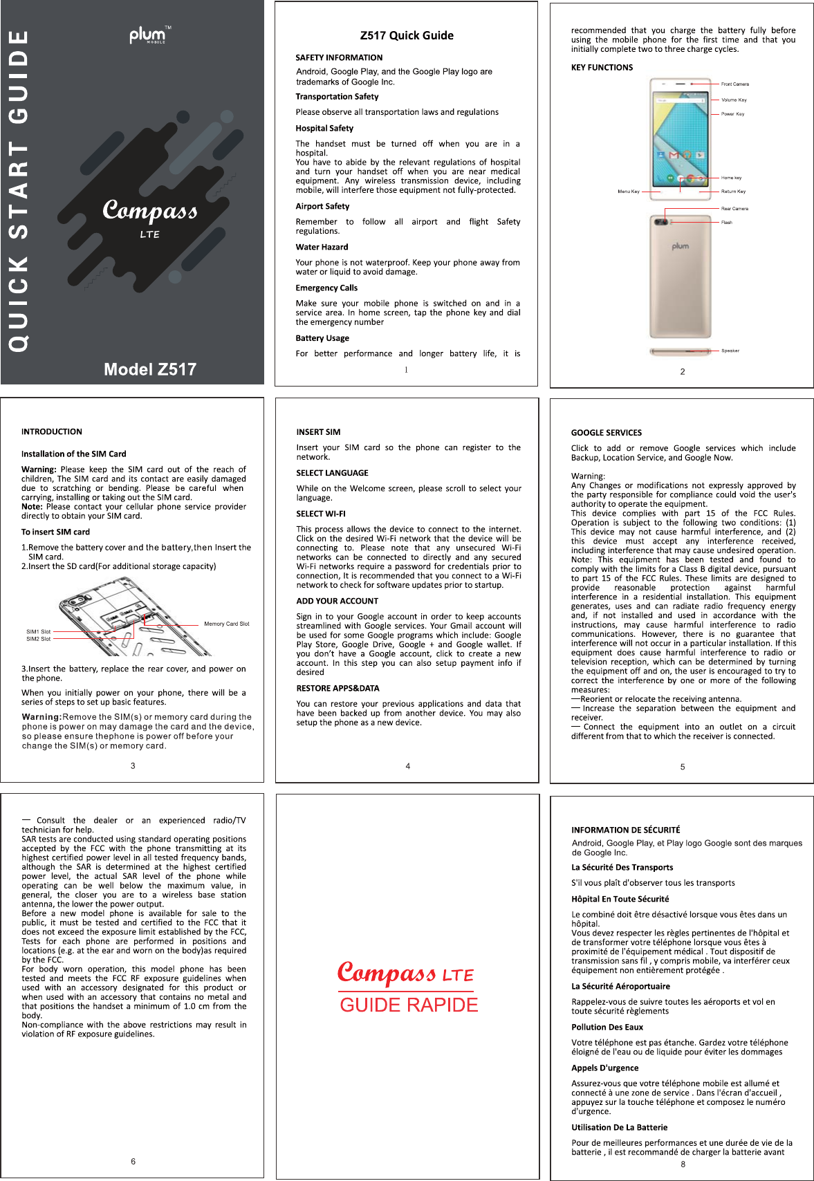 Page 1 of CLC Z517 Compass LTE User Manual 