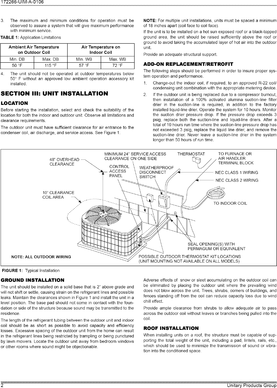 Page 2 of 8 - COLEMAN  / EVCON IND. Air Conditioner/heat Pump(outside Unit) Manual L0611519