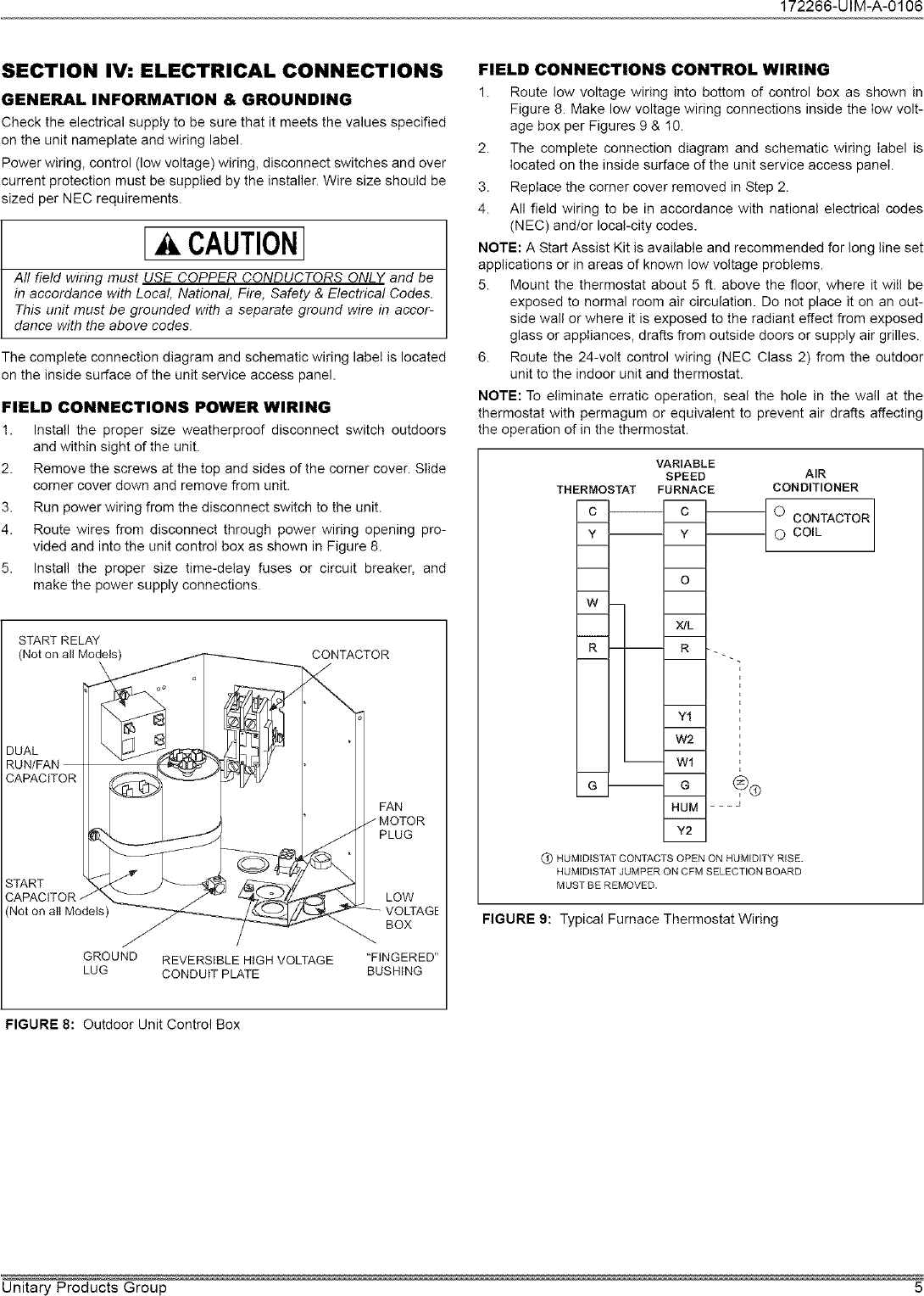 Page 5 of 8 - COLEMAN  / EVCON IND. Air Conditioner/heat Pump(outside Unit) Manual L0611519