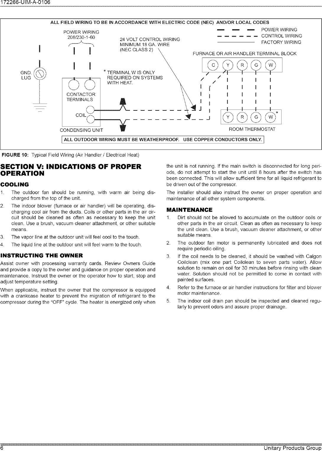 Page 6 of 8 - COLEMAN  / EVCON IND. Air Conditioner/heat Pump(outside Unit) Manual L0611519