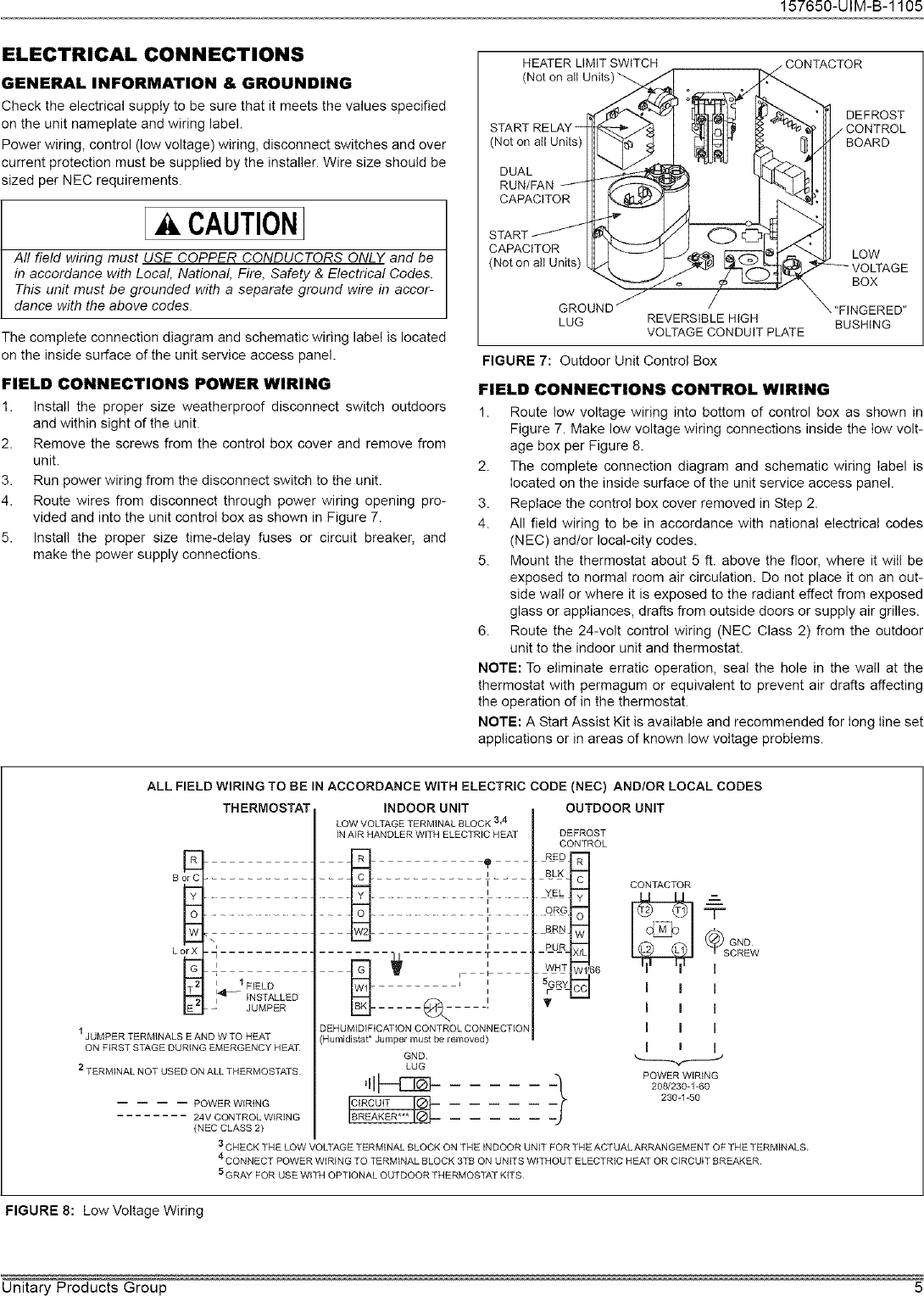 Heat Pump Low Voltage Wiring Diagram