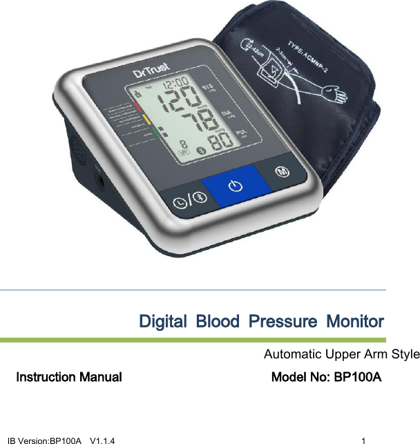 personal blood pressure tester