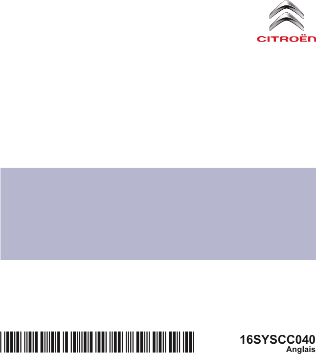 Transversal-Citroen_en_Chap00_couverture_ed01-201616SYSCC040Anglais*16SYSCC040*