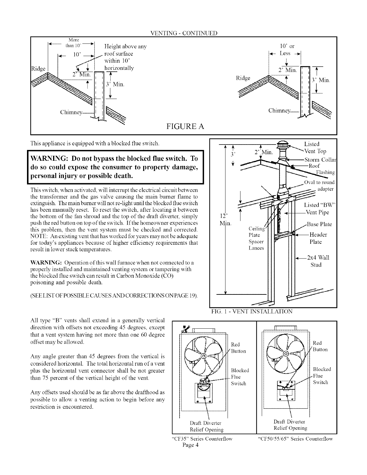 COZY Furnace Wall Manual L0805260