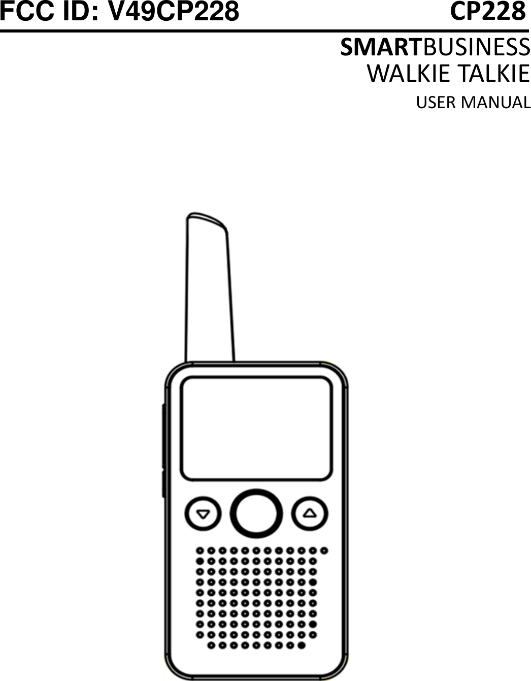 Cps Telecom Cp228 Walkie Talkie User Manual