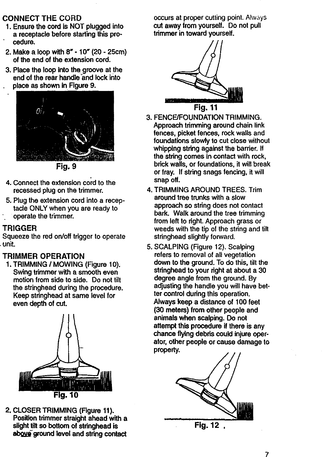 Page 7 of 8 - CRAFTSMAN  Edger Manual 98110102
