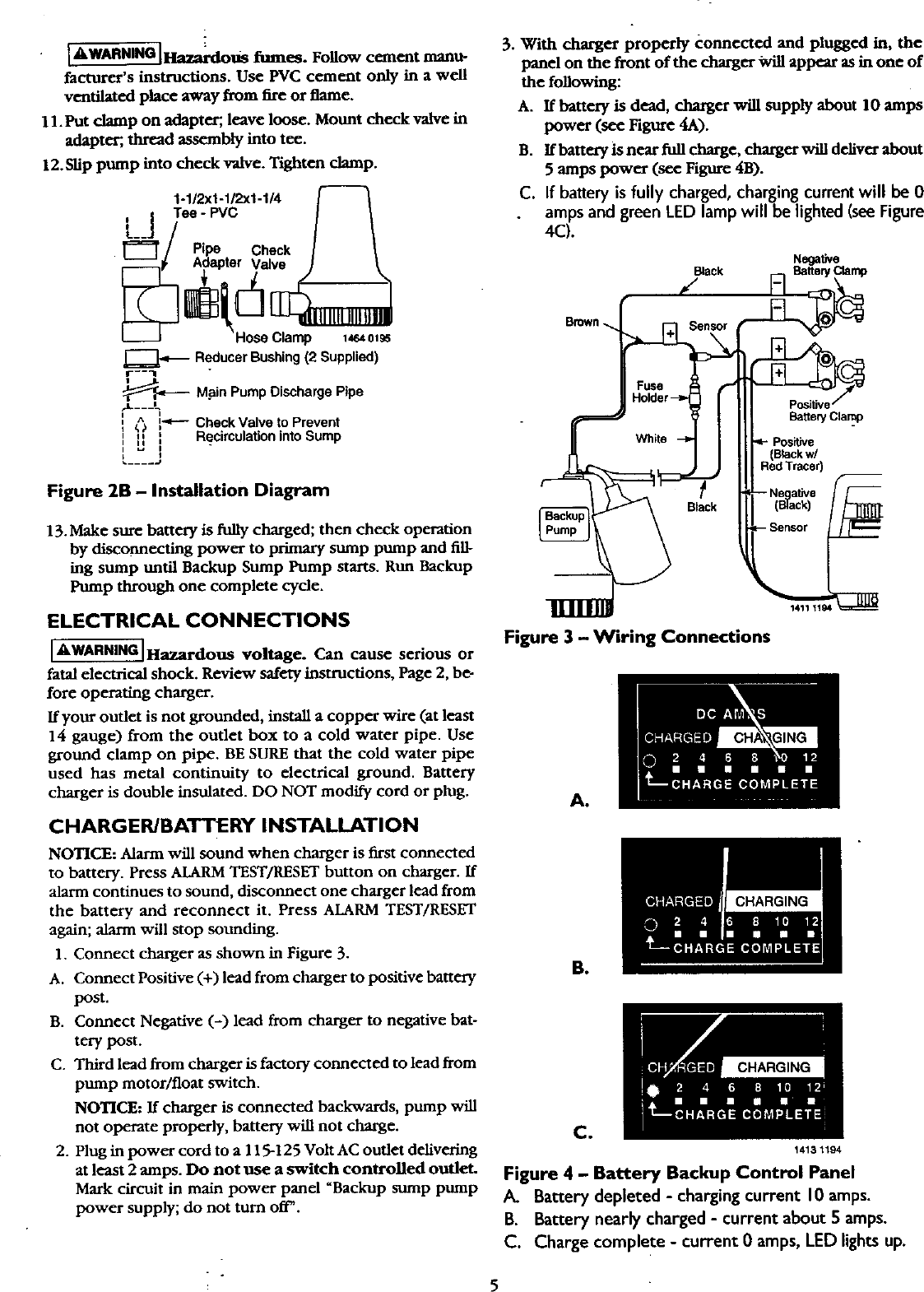 Page 5 of 8 - CRAFTSMAN  Sump Pump Manual 99010020