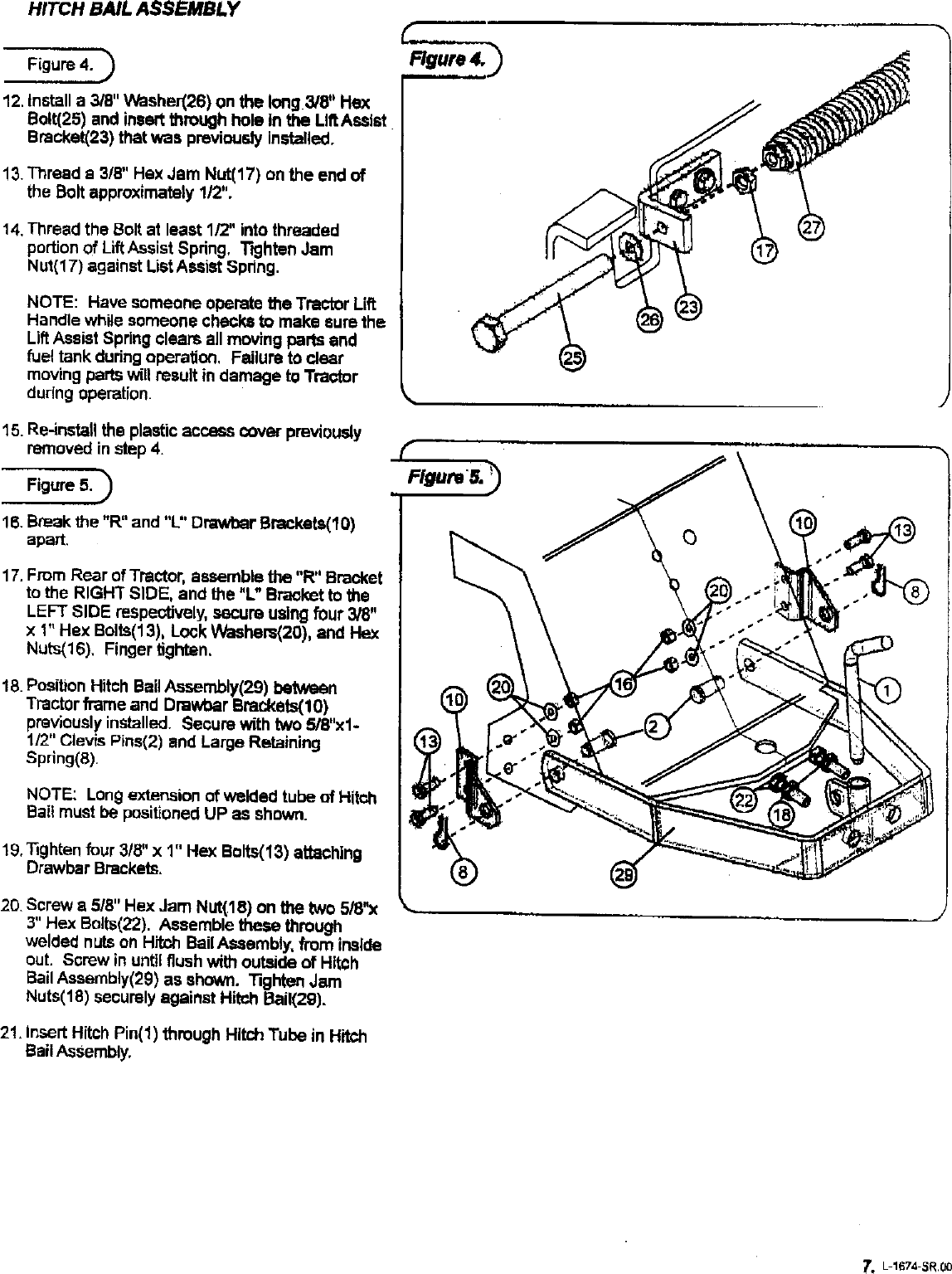 Page 7 of 11 - CRAFTSMAN  Tractor Attachments Manual L0304244