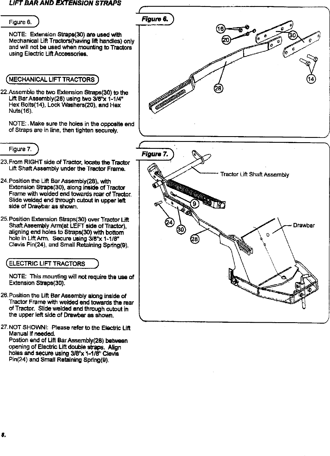 Page 8 of 11 - CRAFTSMAN  Tractor Attachments Manual L0304244