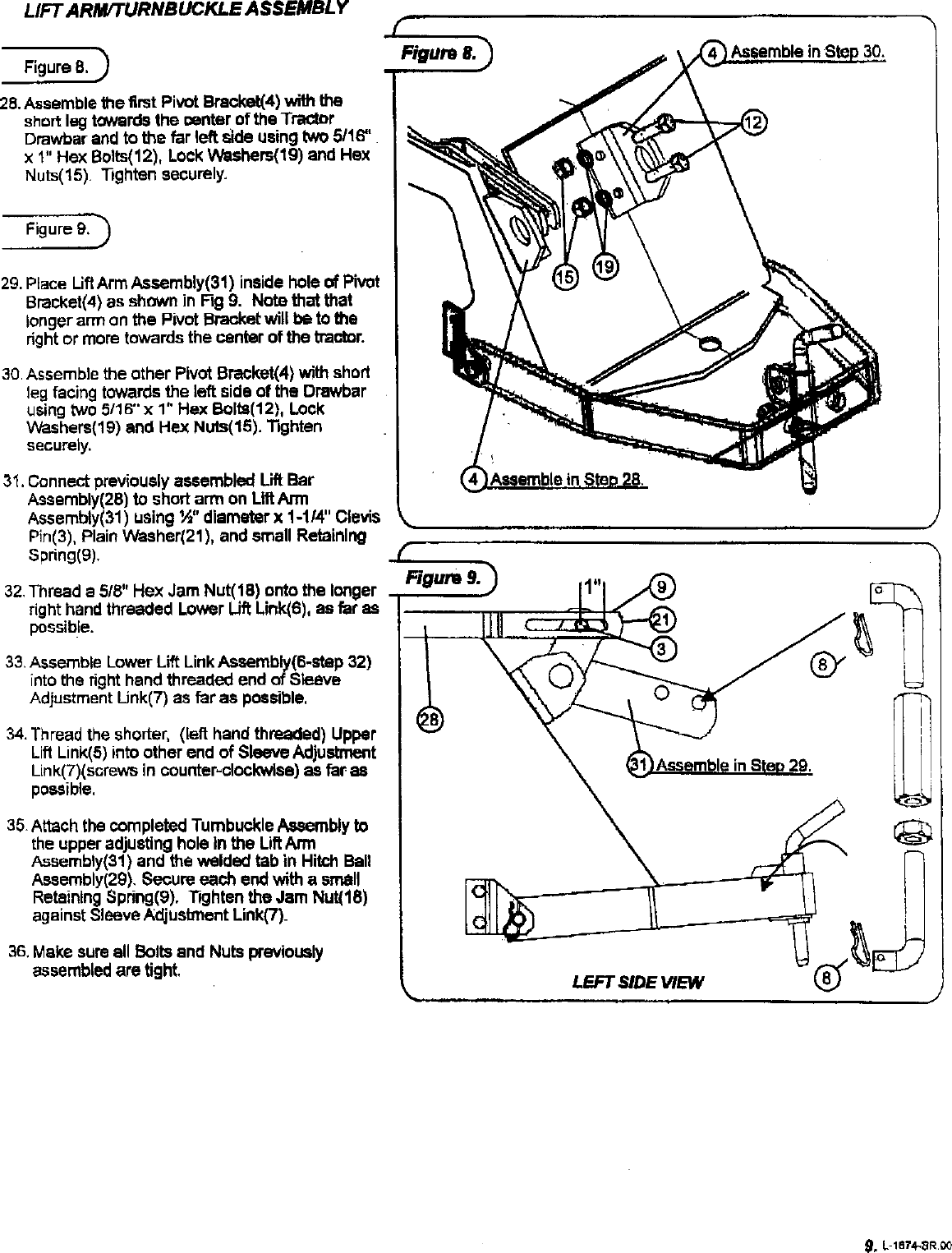 Page 9 of 11 - CRAFTSMAN  Tractor Attachments Manual L0304244