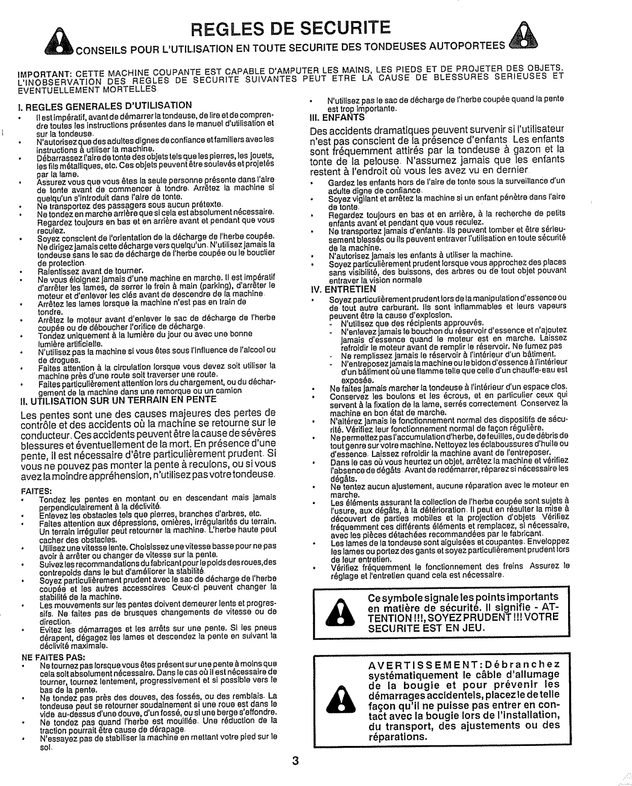 Page 3 of 8 - CRAFTSMAN  Mower Deck Manual L0909630