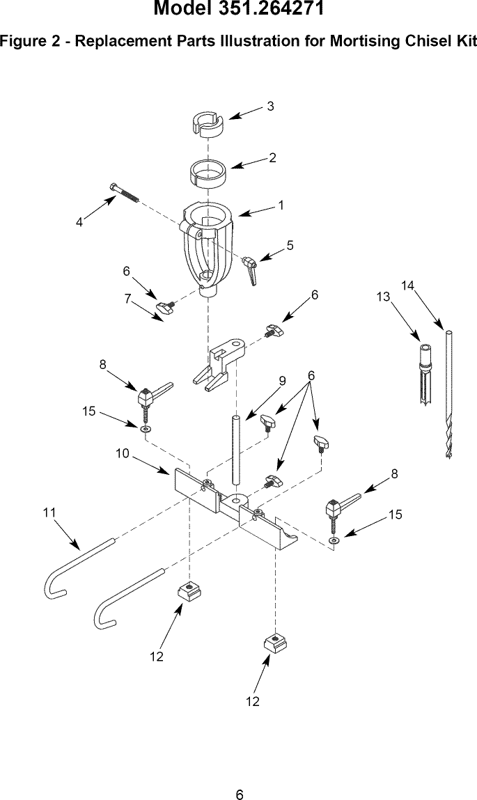 Page 6 of 8 - CRAFTSMAN  Mortiser Manual L0910186