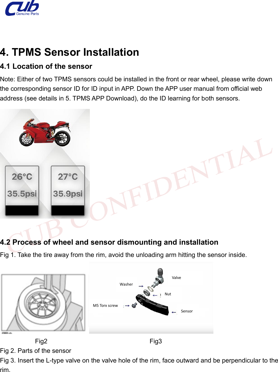 Page 5 of CUB ELECPARTS BLESENSOR1 BLE Sensor 1 User Manual 