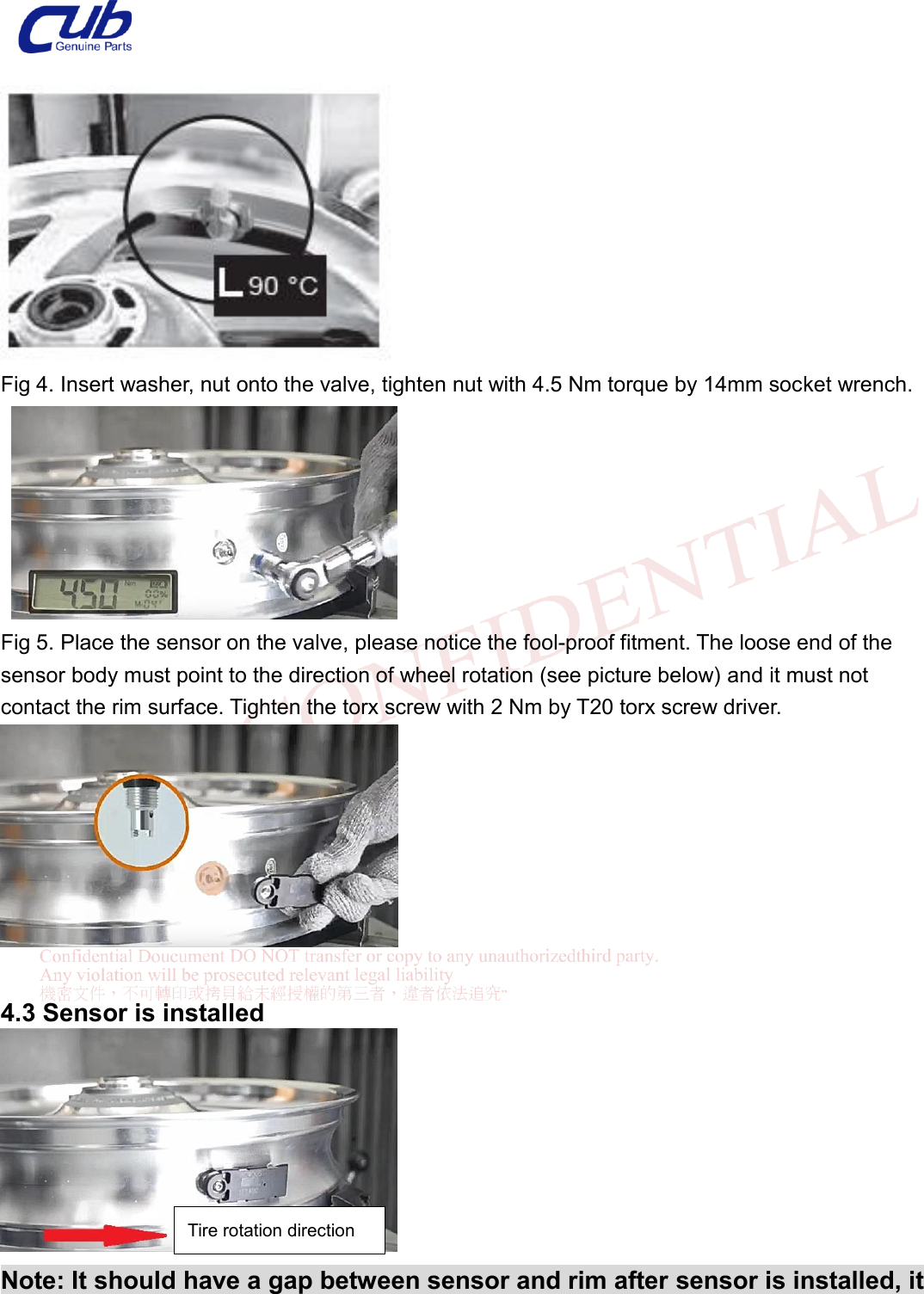 Page 6 of CUB ELECPARTS BLESENSOR1 BLE Sensor 1 User Manual 