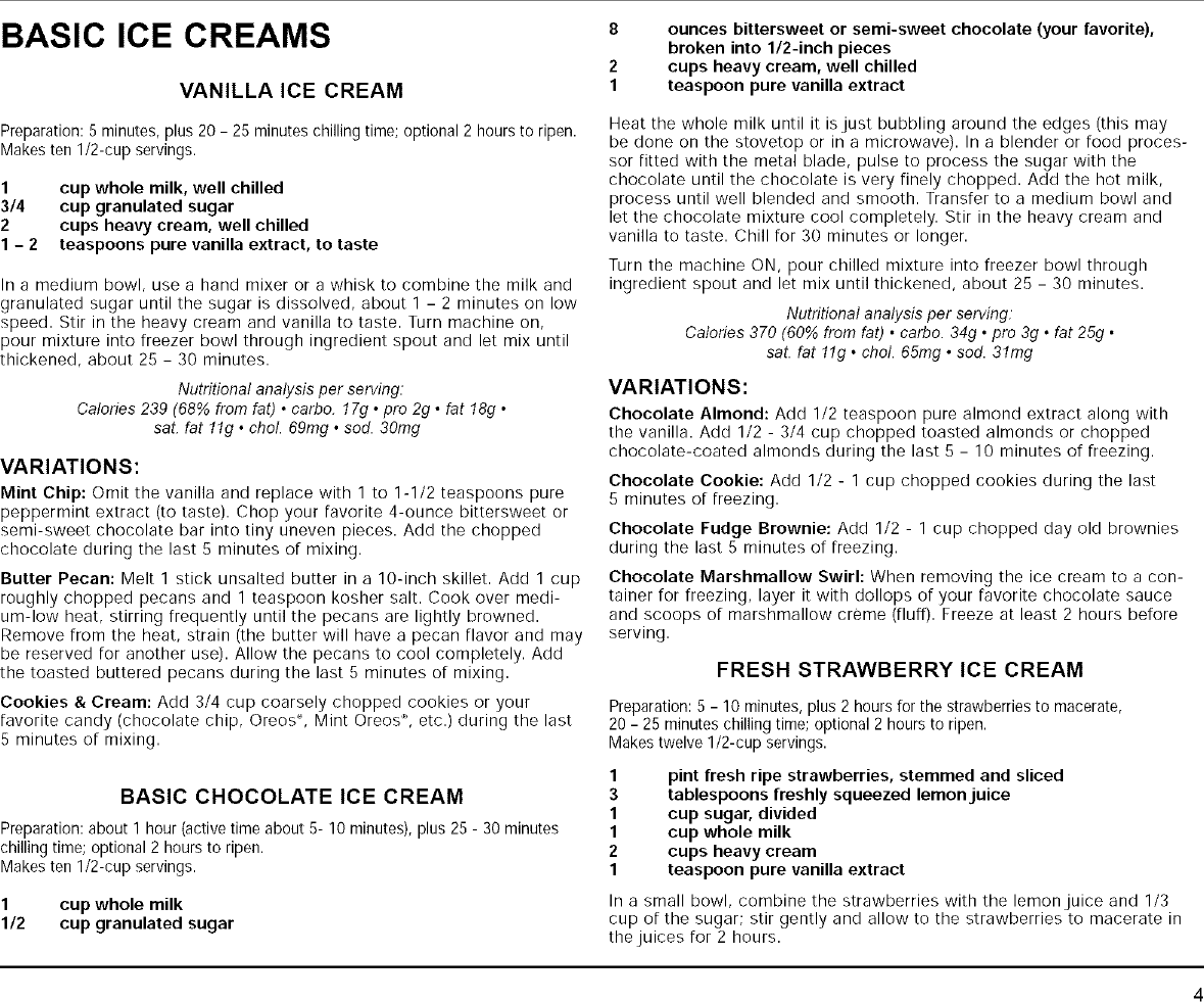 Page 5 of 12 - CUISINART  Yogurt Maker Manual L0804189