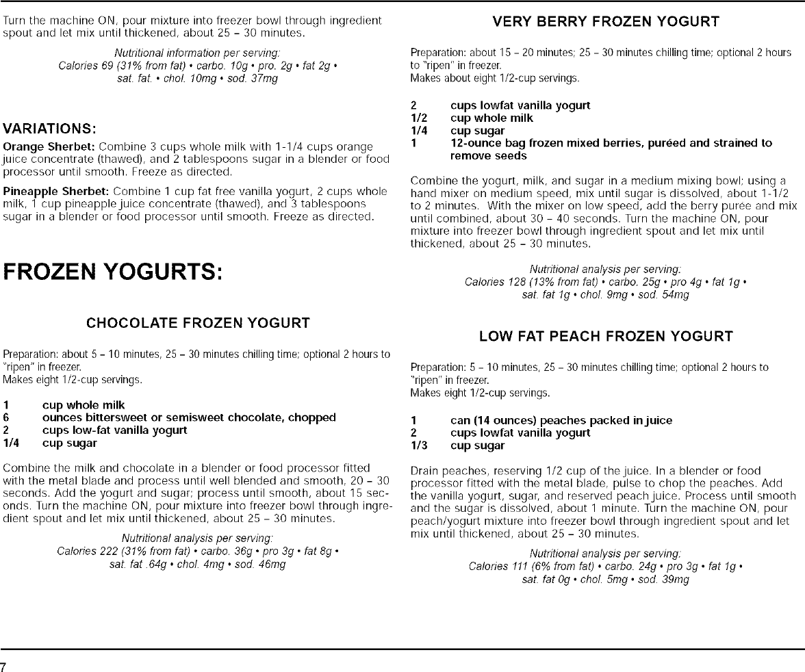 Page 8 of 12 - CUISINART  Yogurt Maker Manual L0804189