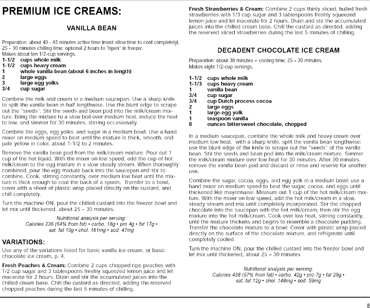 Page 9 of 12 - CUISINART  Yogurt Maker Manual L0804189