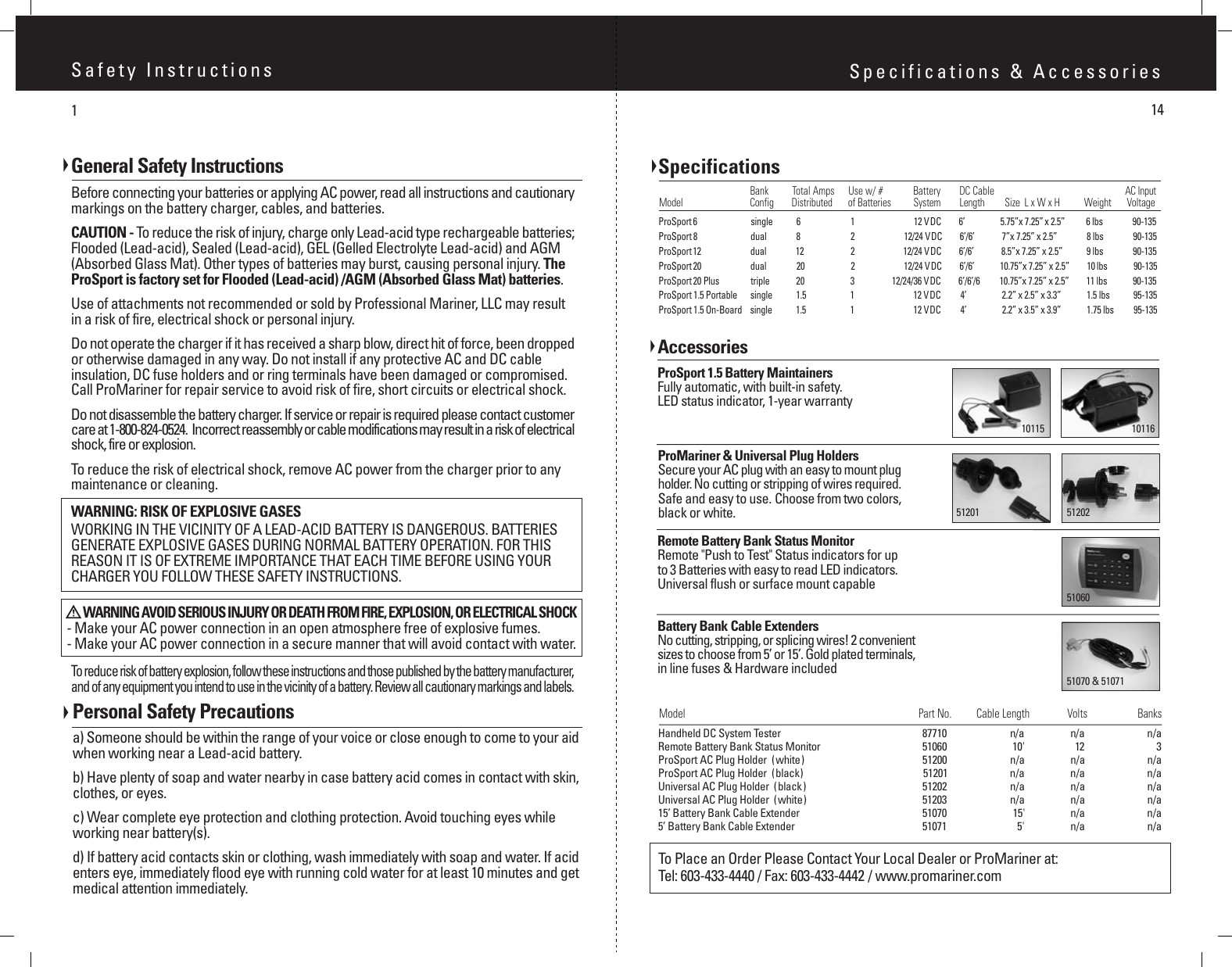 Cabelas Advanced Angler Prosport Ii Chargers 18868 Users Manual Cabela's