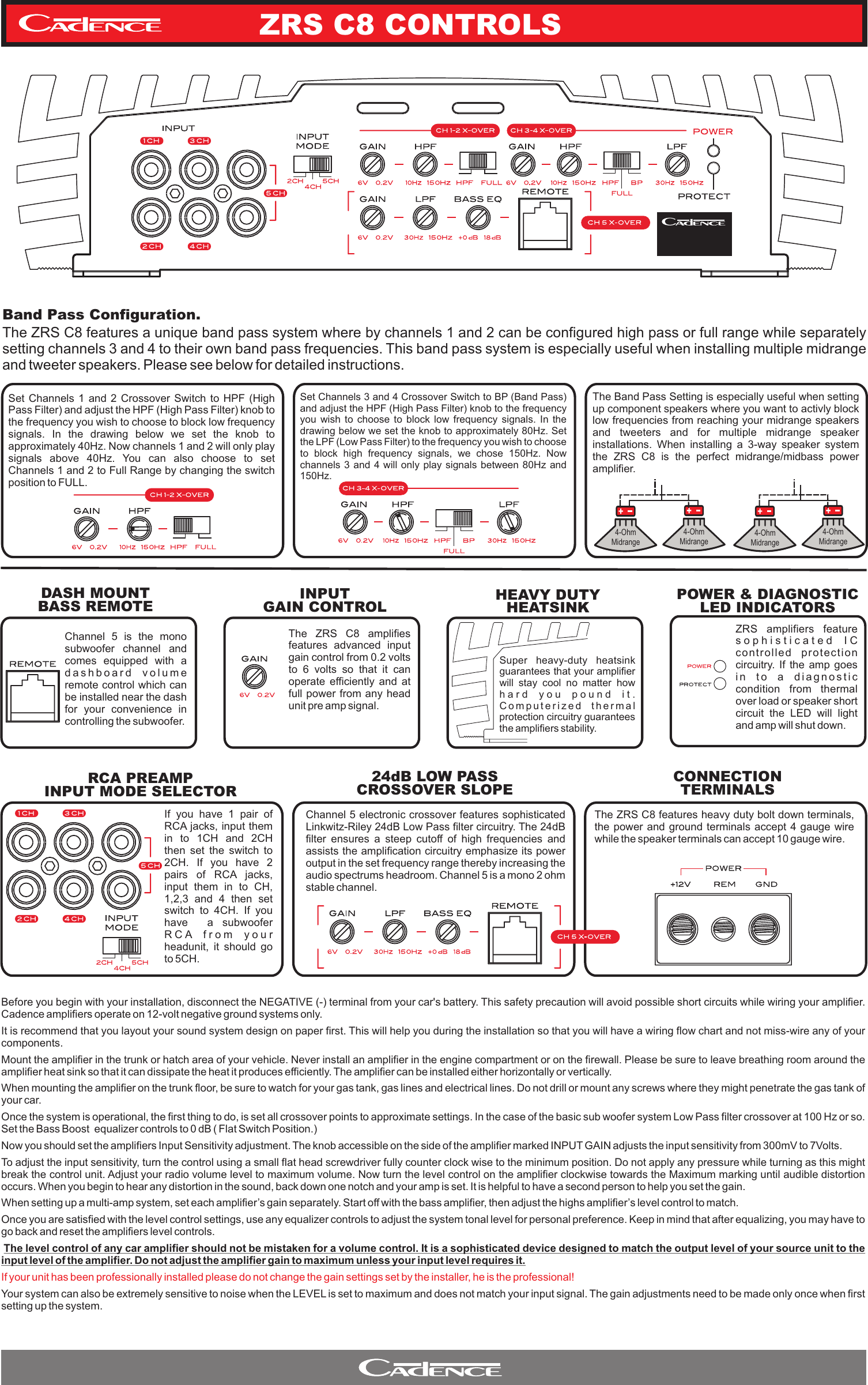 Page 4 of 4 - Cadence Cadence-Zrs-C8-Users-Manual- ZRS C8 GUIDE  Cadence-zrs-c8-users-manual