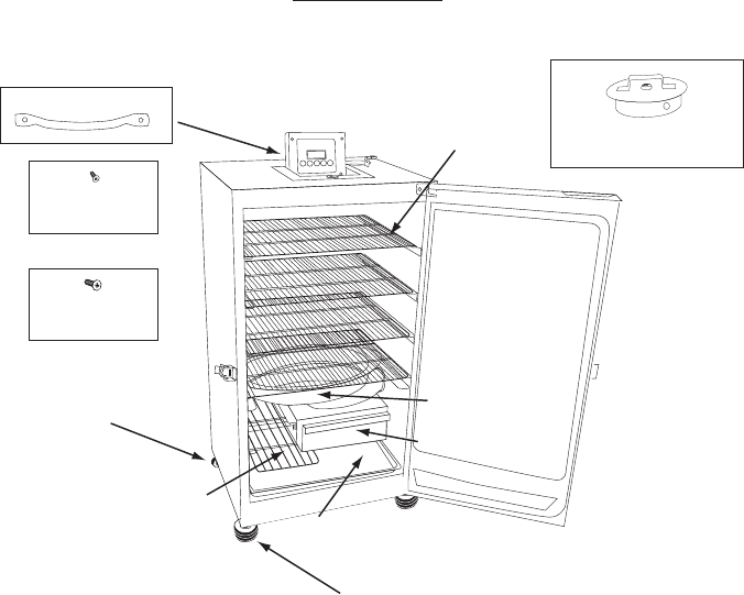 Cajun Injector Electric Smoker Owners Manual 820209 User