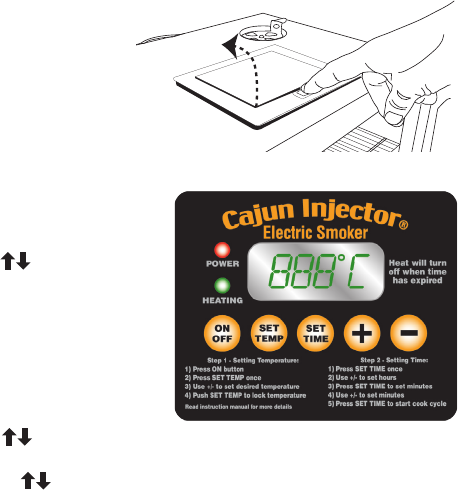 Cajun Injector Electric Smoker Owners Manual 820209 User