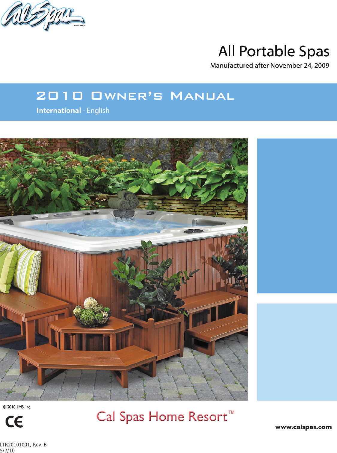 Cal Spas Ltr20101001 Users Manual