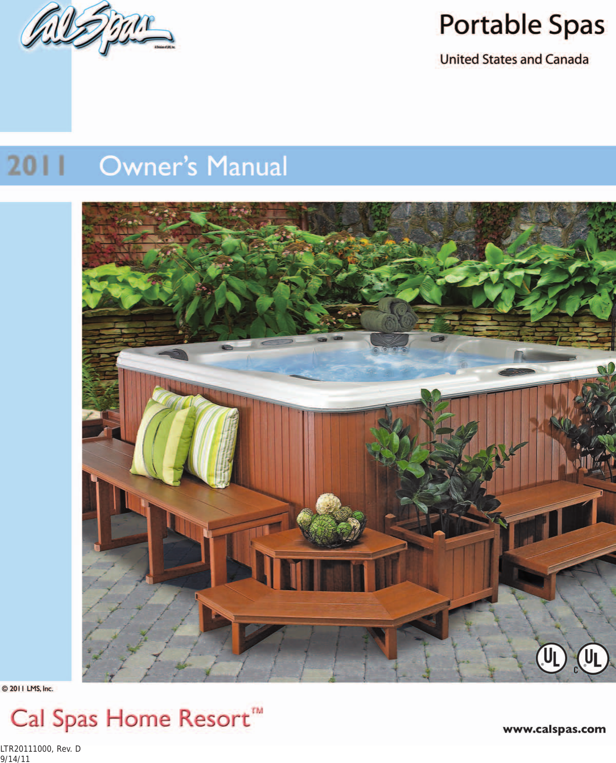 Cal Spas Ltr20111000 Users Manual