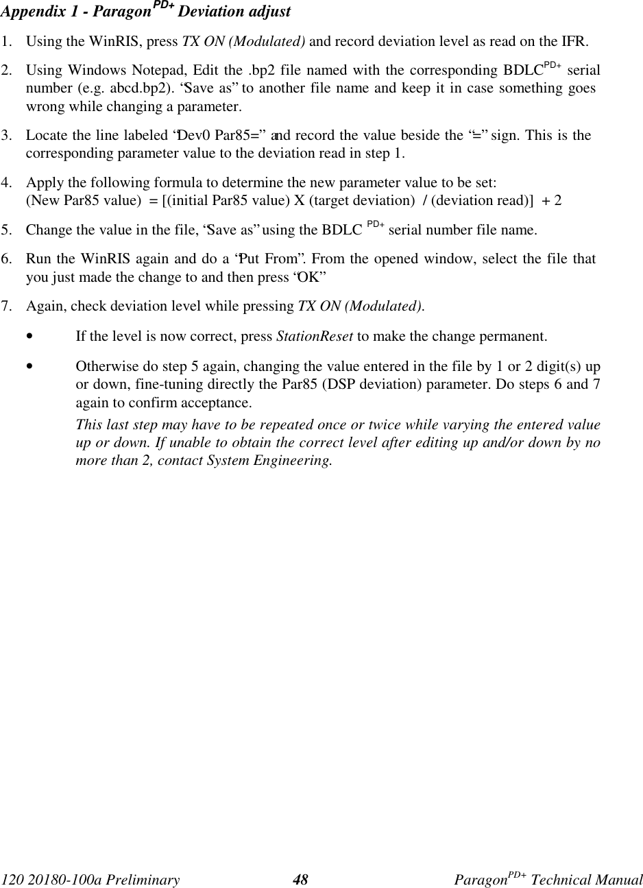 Page 55 of CalAmp Wireless Network BDD4T881-3 ParagonPD User Manual Parg PD  T100a Prelim