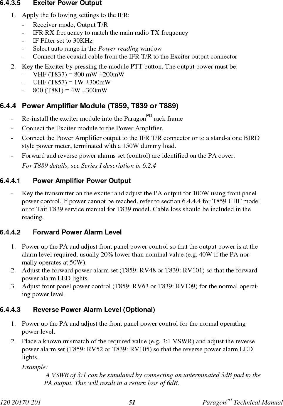 120 20170-201 ParagonPD Technical Manual52