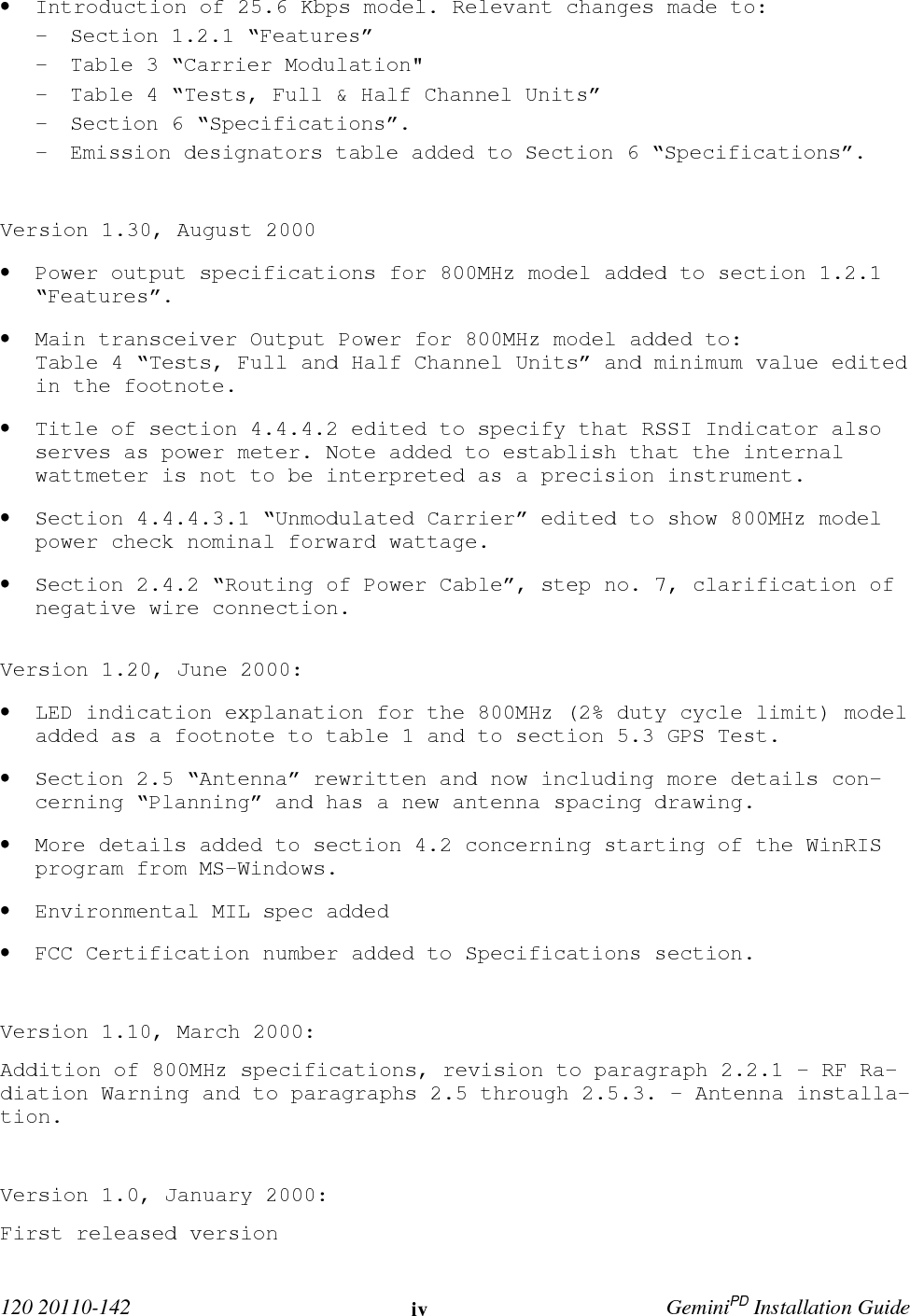  120 20110-142 vGeminiPD Installation Guide