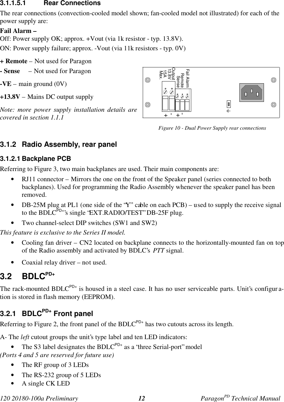 Page 19 of CalAmp Wireless Networks BDD4T85-1 Paragon/PD User Manual Parg PD  T100a Prelim