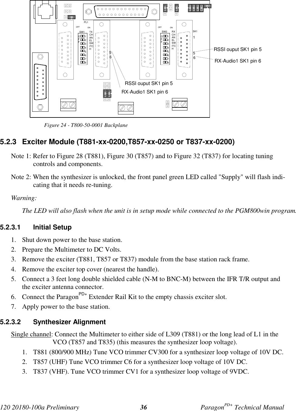Page 43 of CalAmp Wireless Networks BDD4T85-1 Paragon/PD User Manual Parg PD  T100a Prelim