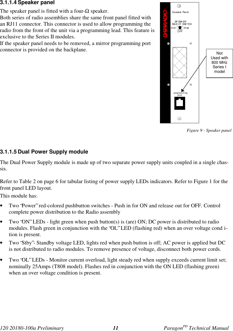 Page 18 of CalAmp Wireless Networks BDD4T85-2 ParagonPD User Manual Parg PD  T100a Prelim