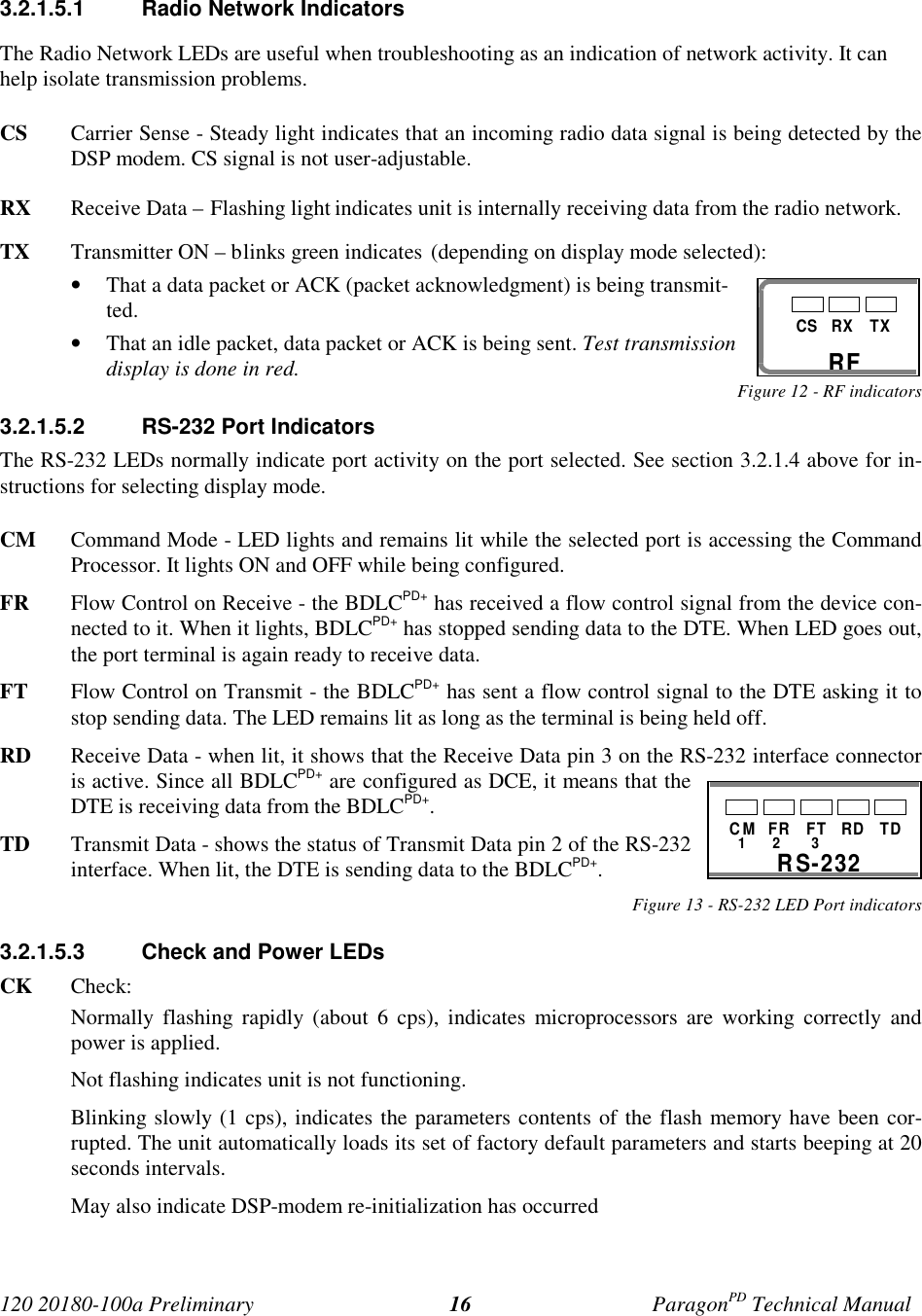 Page 23 of CalAmp Wireless Networks BDD4T85-2 ParagonPD User Manual Parg PD  T100a Prelim