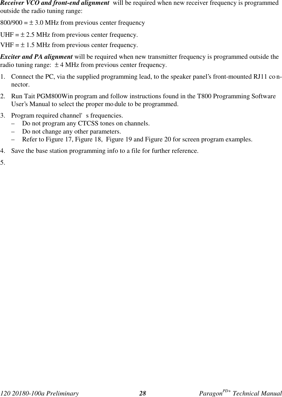 Page 35 of CalAmp Wireless Networks BDD4T85-2 ParagonPD User Manual Parg PD  T100a Prelim